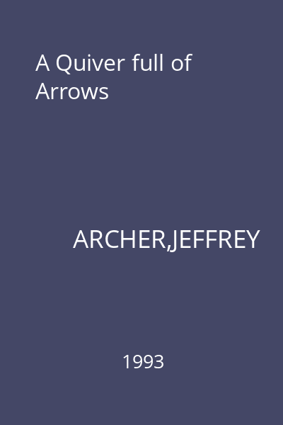 A Quiver full of Arrows