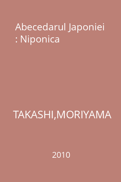 Abecedarul Japoniei : Niponica