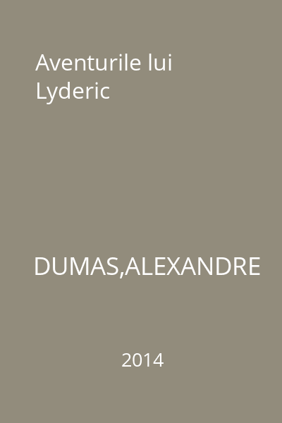 Aventurile lui Lyderic