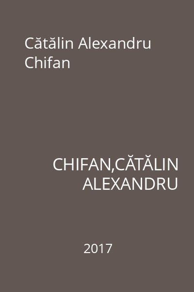 Cătălin Alexandru Chifan