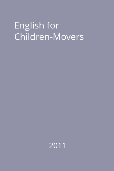 English for Children-Movers