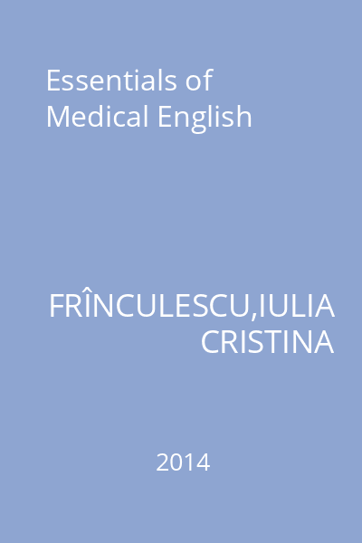 Essentials of Medical English