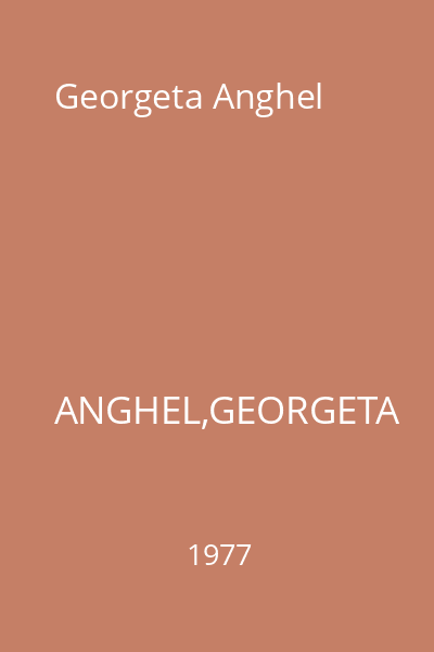Georgeta Anghel