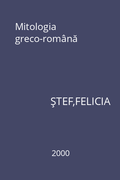 Mitologia greco-română