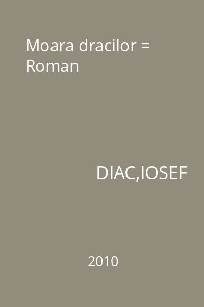 Moara dracilor = Roman