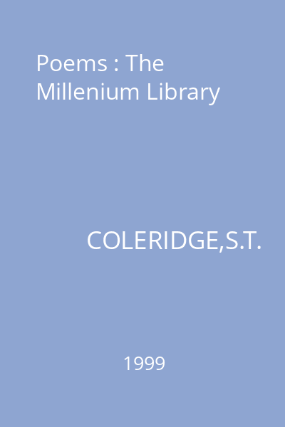 Poems : The Millenium Library