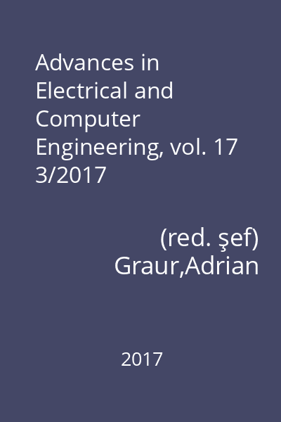 Advances in Electrical and Computer Engineering, vol. 17 3/2017