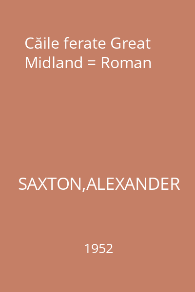 Căile ferate Great Midland = Roman