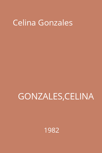 Celina Gonzales
