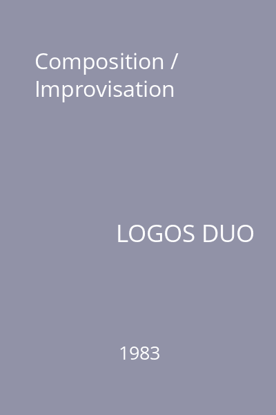 Composition / Improvisation