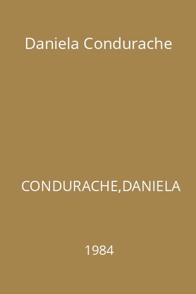 Daniela Condurache