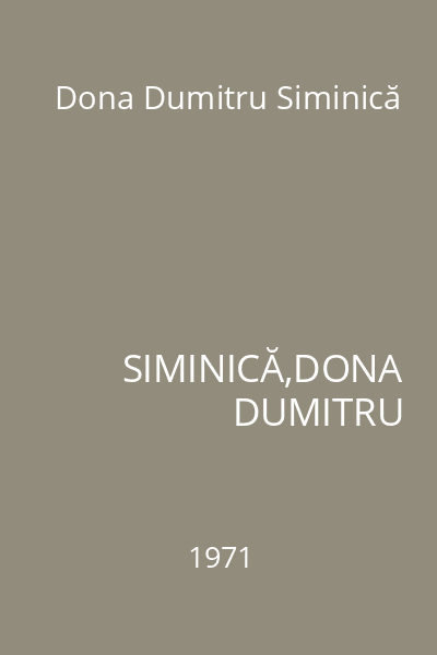 Dona Dumitru Siminică