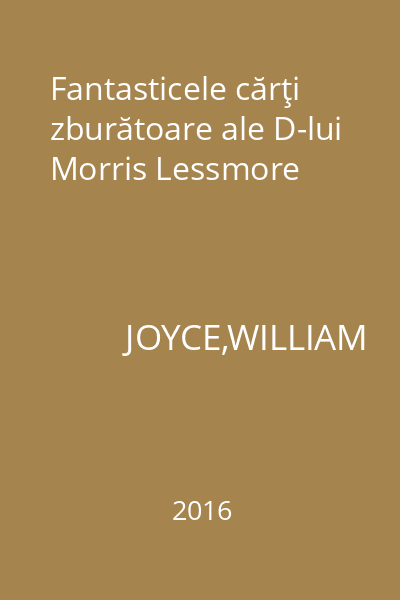 Fantasticele cărţi zburătoare ale D-lui Morris Lessmore
