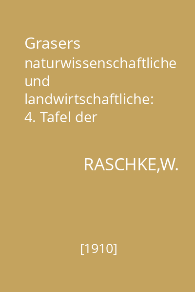Grasers naturwissenschaftliche und landwirtschaftliche: 4. Tafel der einheimischer Käfer.