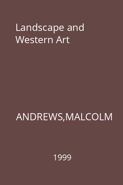 Landscape and Western Art