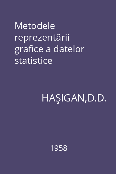 Metodele reprezentării grafice a datelor statistice