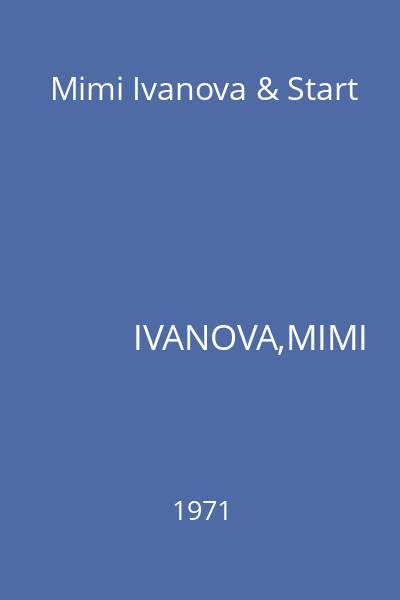 Mimi Ivanova & Start
