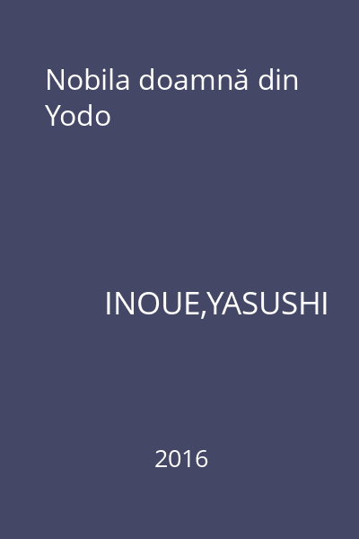 Nobila doamnă din Yodo
