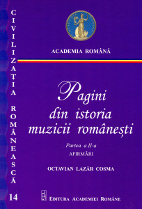 Pagini din istoria muzicii româneşti. Partea a doua : Afirmări
