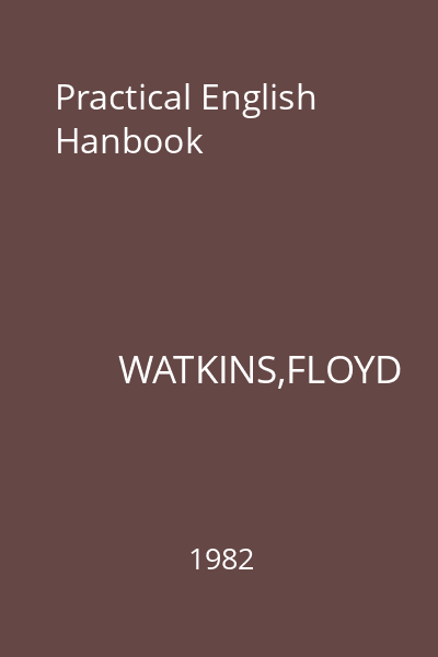 Practical English Hanbook