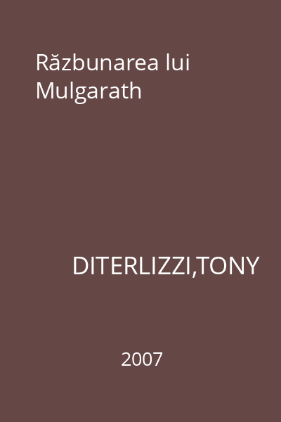 Răzbunarea lui Mulgarath