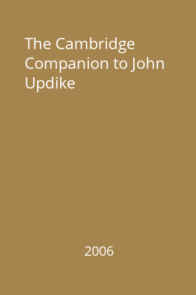 The Cambridge Companion to John Updike