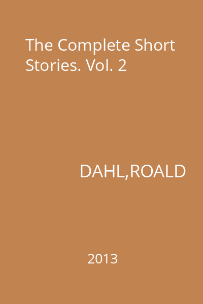The Complete Short Stories. Vol. 2