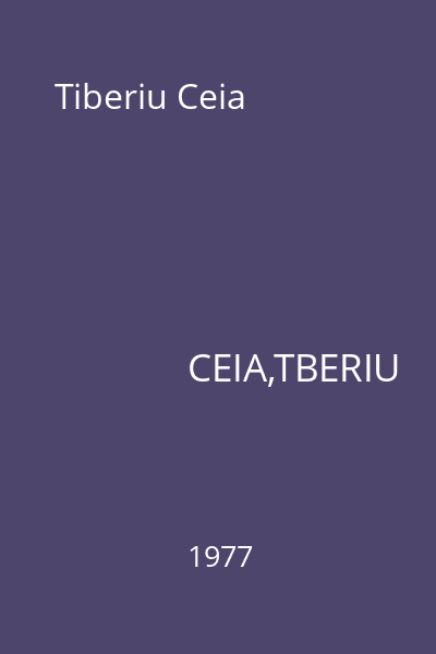 Tiberiu Ceia