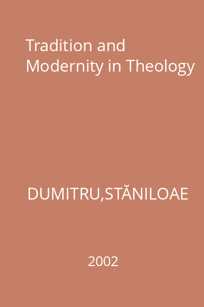 Tradition and Modernity in Theology